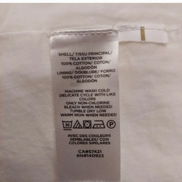 LOFT Star Tie Dye Tiered Double V Swing Sleeveless Dress sz S - Picture 13 of 13